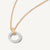 Marco Bicego 18kt gold pendant necklace with diamond studded link 