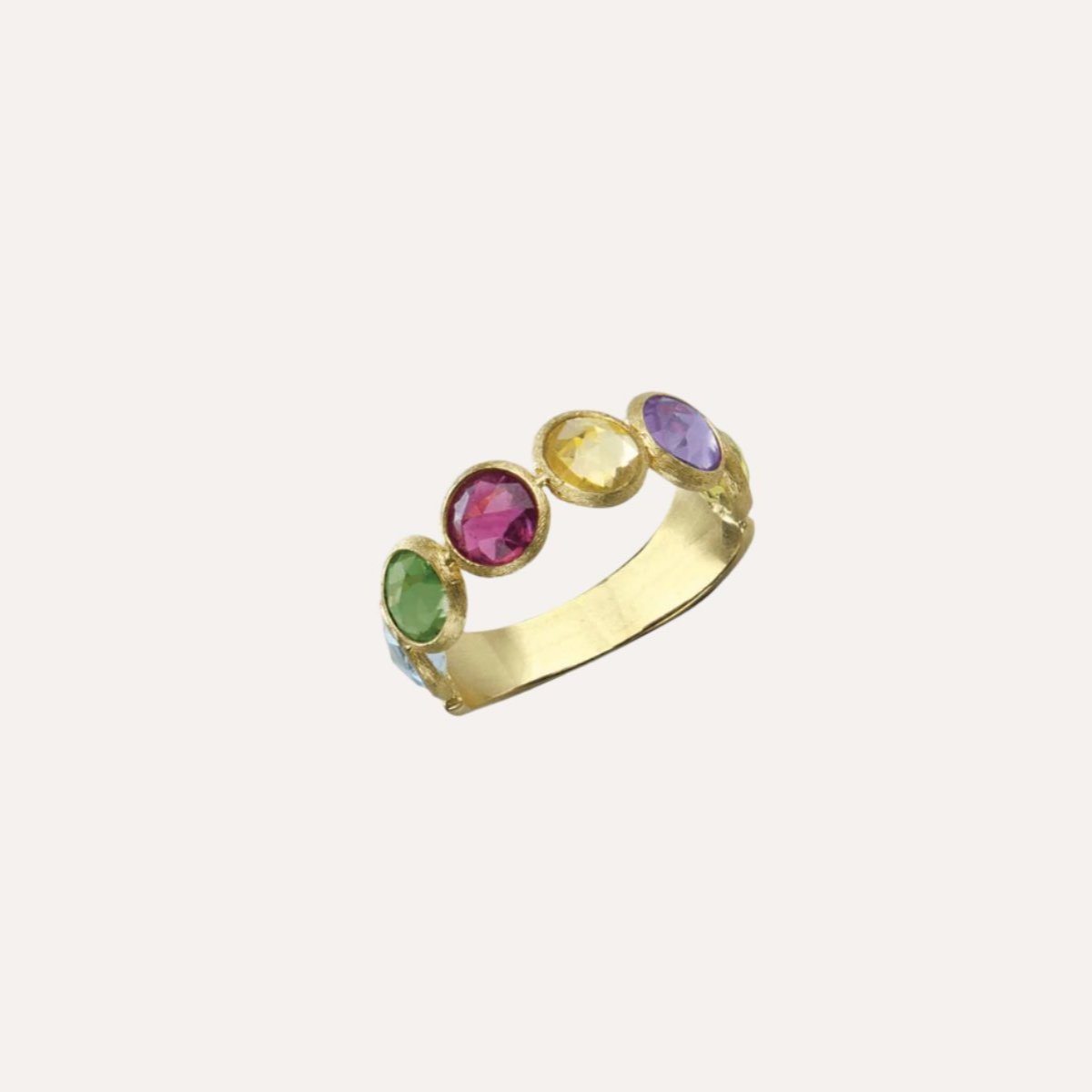 Marco Bicego Jaipur 18k Gold Mixed Gemstone Ring - Orsini Jewellers