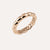 Al Coro La Piazza Classic Everyday Gold Ring in Rose Gold