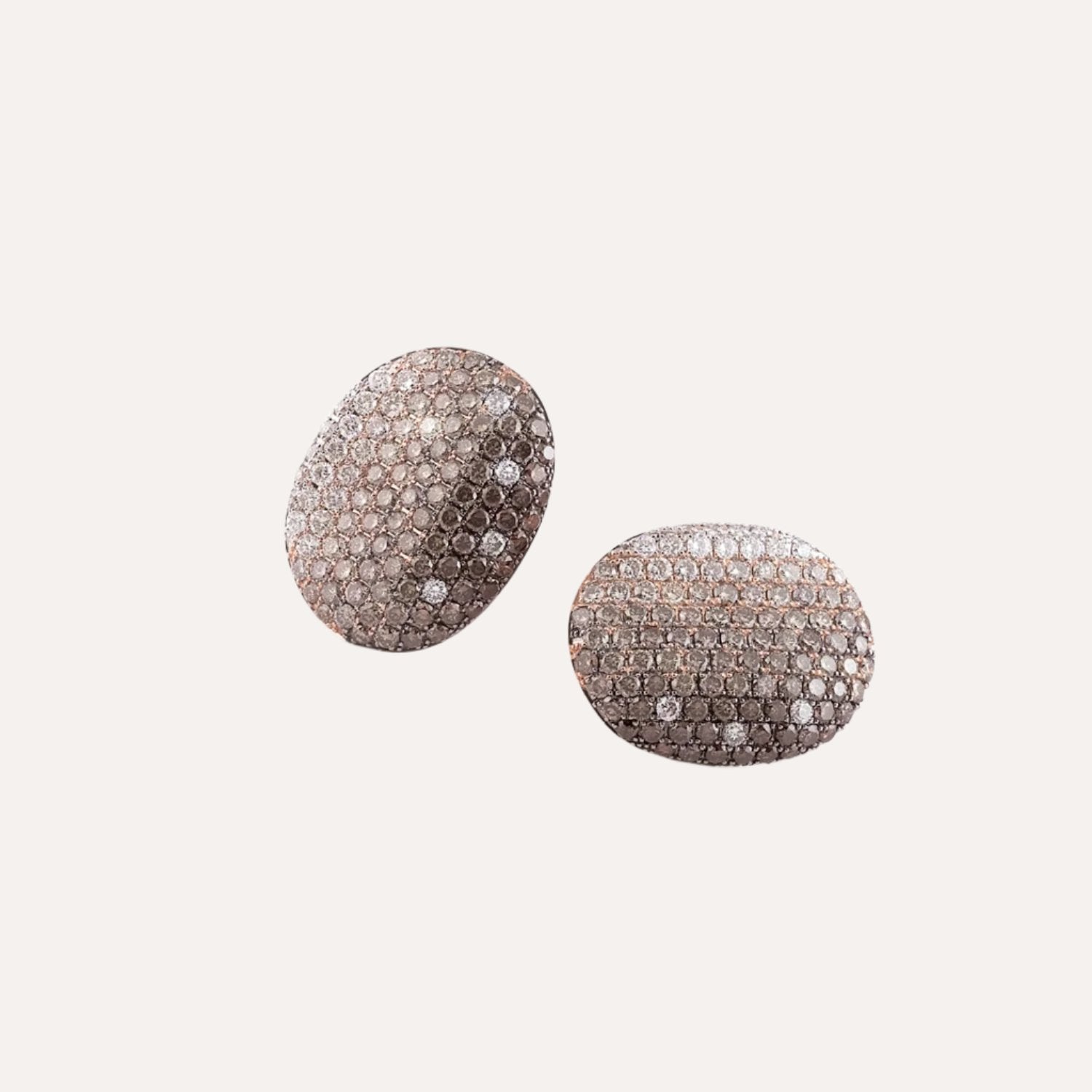 Al Coro La Piazza Ombre Diamond Earrings in 18k Gold NE3732