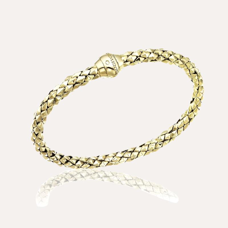 classic snakeskin yellow gold bracelets