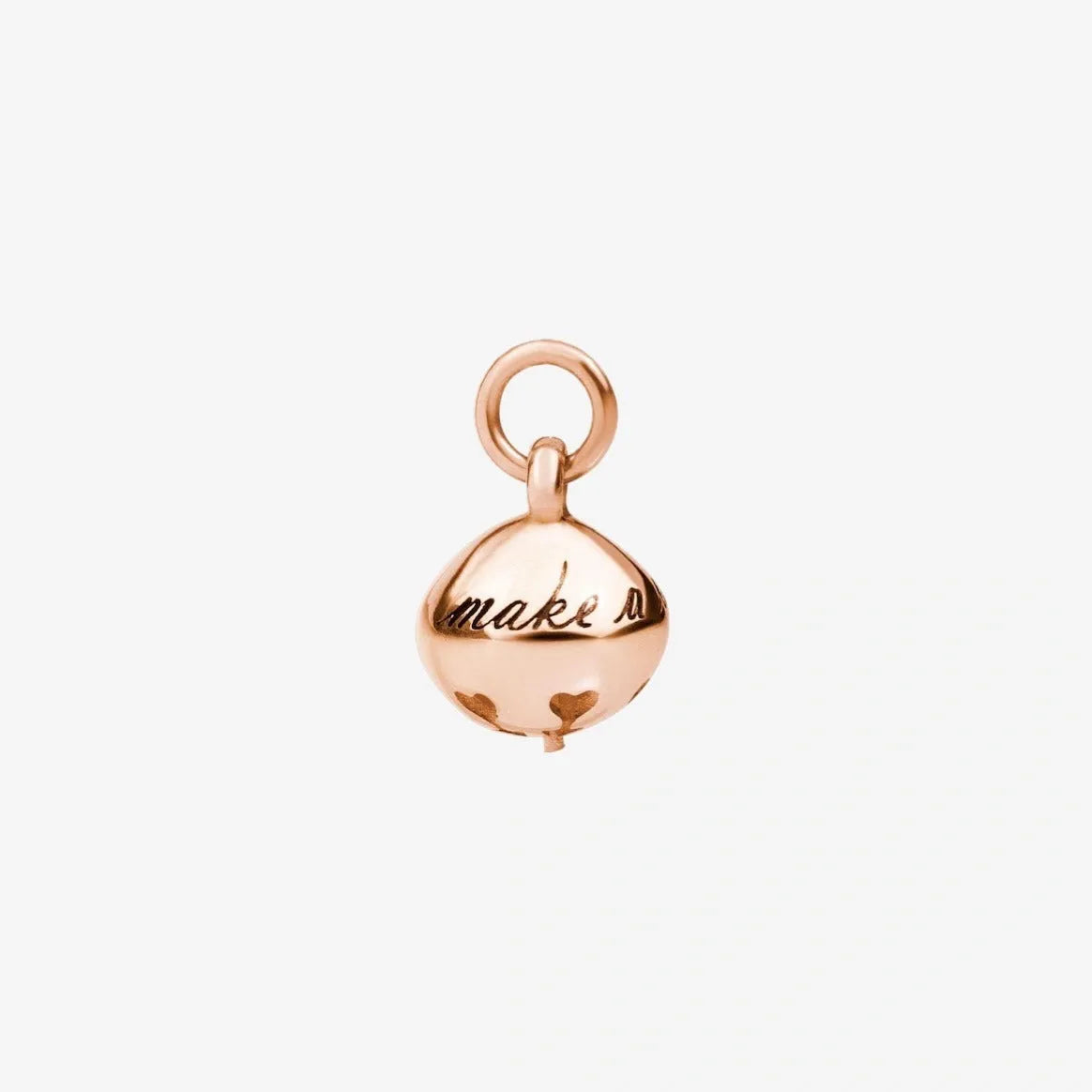 DoDo Bell in 9k Rose Gold &quot;Make a Wish&quot;