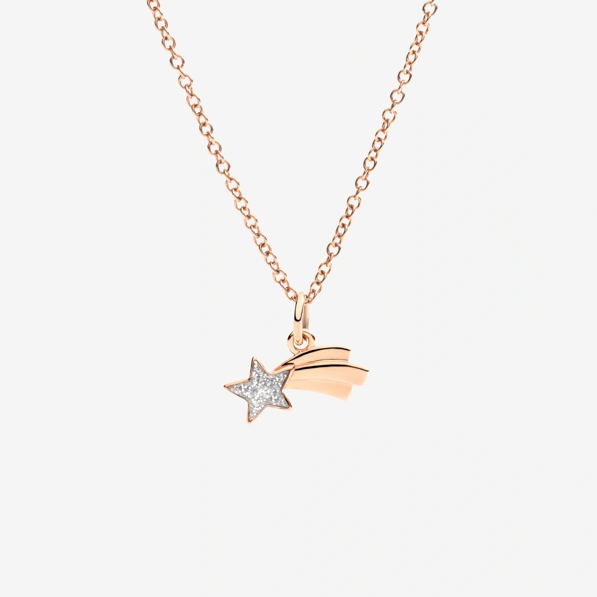 DoDo Shooting Star Charm in 9k Rose Gold