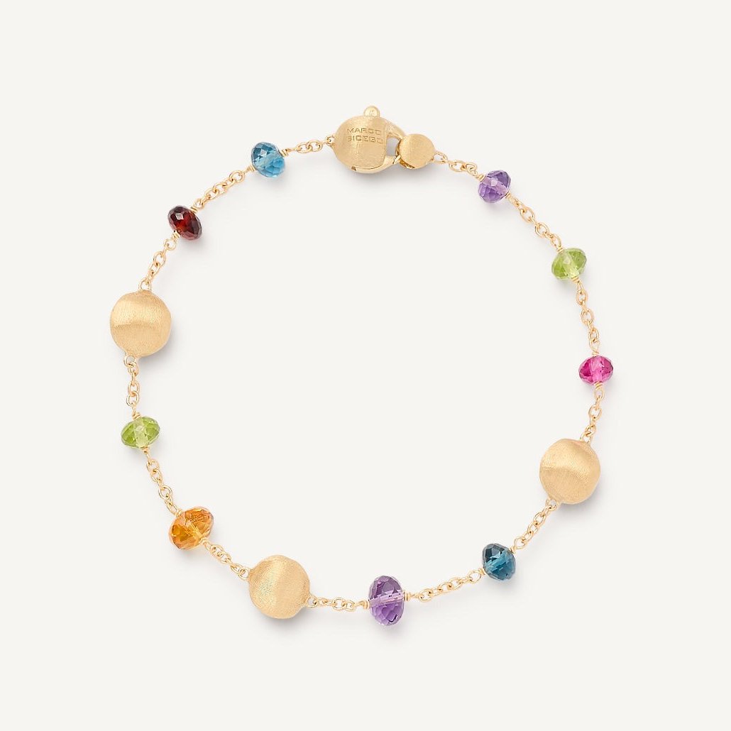 Marco Bicego Africa 18k Gold Gemstone Bracelet