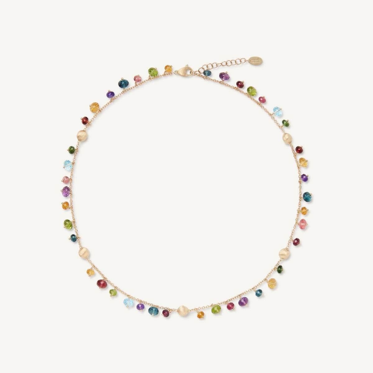 Marco Bicego Africa 18k Gold and Gemstone Single-Strand Necklace CB2781 MIX02