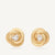 Marco Bicego Jaipur 18k Gold Floral Diamond Stud Earrings  OB1841 B YW