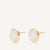 Marco Bicego Jaipur 18k Gold Mother of Pearl Stud Earrings OB1739MPWY02