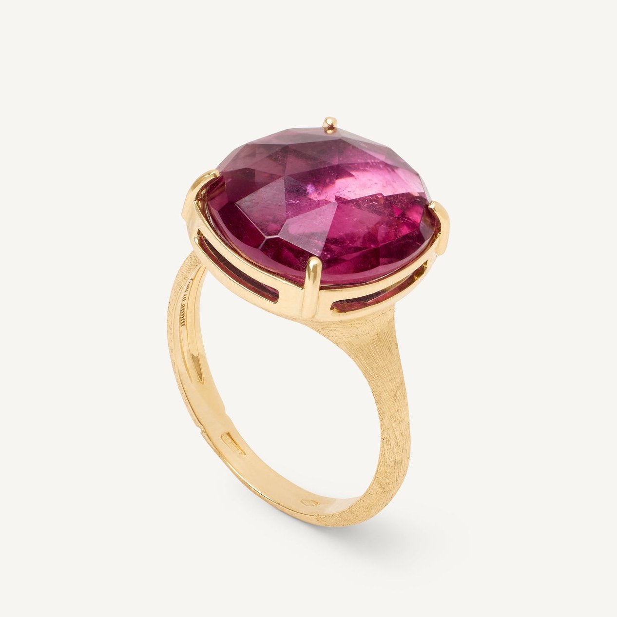 Marco Bicego Jaipur 18k Gold Pink Tourmaline Ring