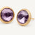 Marco Bicego Jaipur 18k Gold Purple Amethyst Earrings OB957 AL01 Y