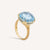 Marco Bicego Jaipur 18k Gold Sky Blue Topaz Ring - Grande