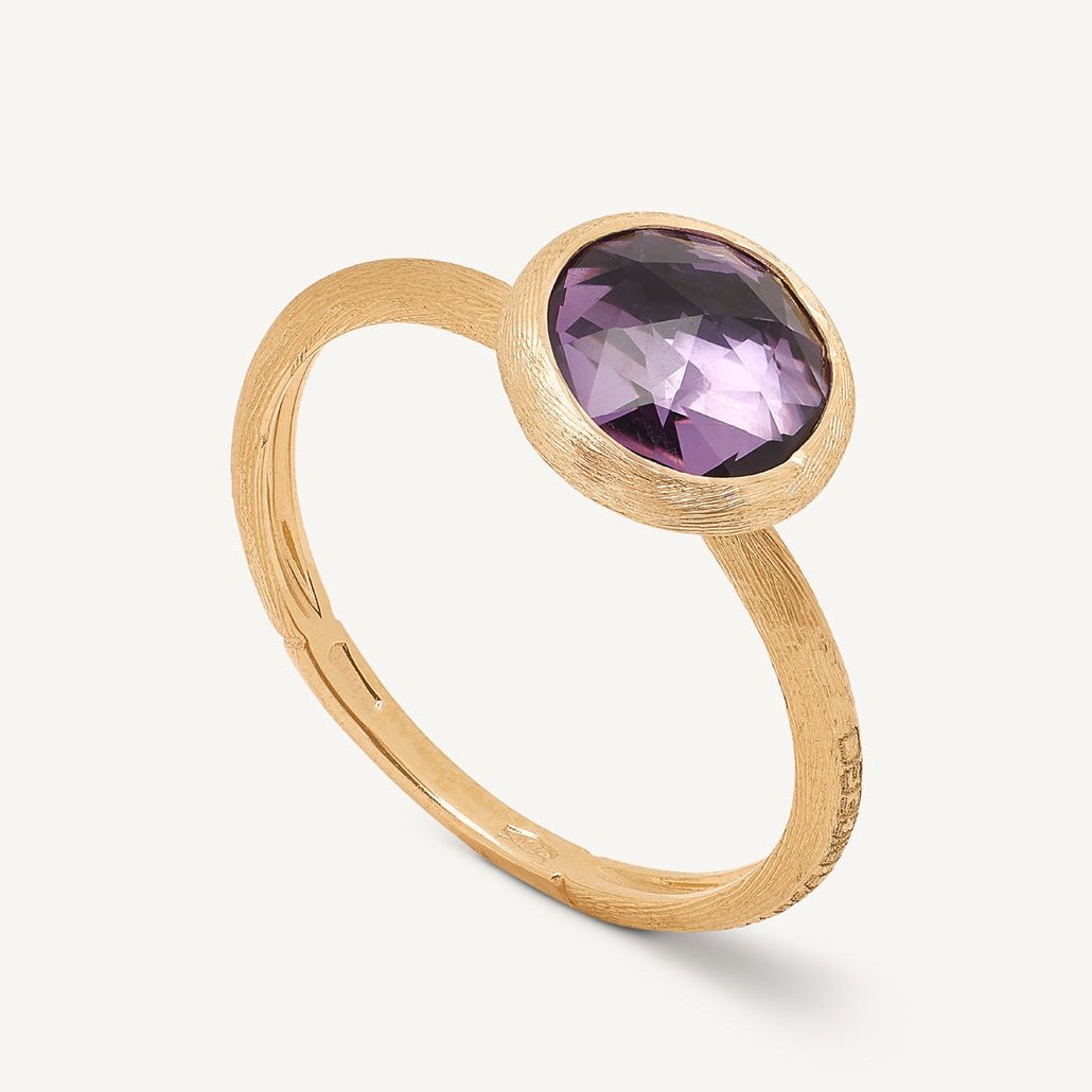 18kt yellow gold ring with amethyst Marco Bicego at Orsini