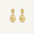 Unique designer 18k Gold Earrings