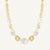 Marco Bicego Lunaria Mother of Pearl Necklace with hand etched gold discs