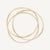 Marco Bicego Marrakech 18k Gold Three-Strand Bangle