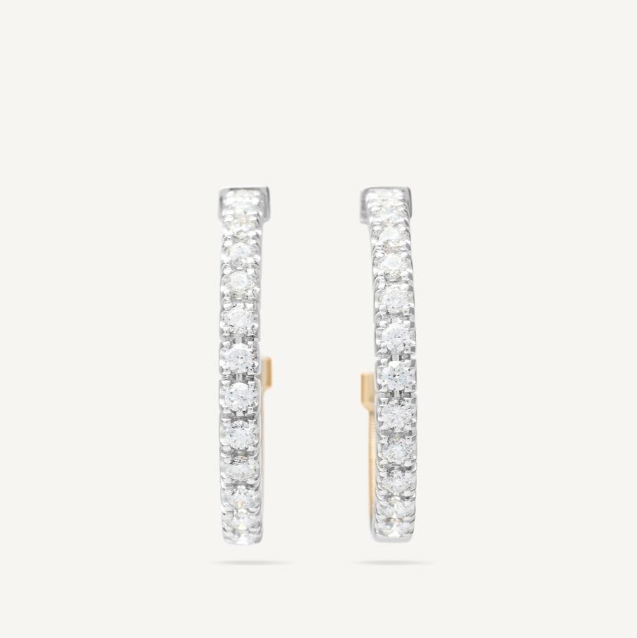 Marco Bicego Masai 18k Gold Diamond Earrings OG411 B YW