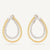 Marco Bicego Masai 18k Gold Teardrop Diamond Earrings