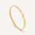 Marco Bicego Masai 18k Gold and Diamonds Thin Bangle Bracelet SG43 B YW