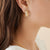 Marco Bicego Masai Gold Four Strand Pavè Diamond Hoop Earrings OG413 B YW