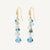 Marco Bicego Paradise Blue Topaz Gemstone Drop Earrings - Orsini Jewellers