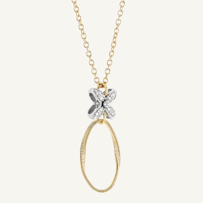 Marco bicego marrakech gold and diamond necklace