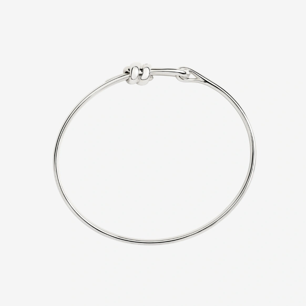 Dodo sterling silver forever knot Nodo bangle bracelet