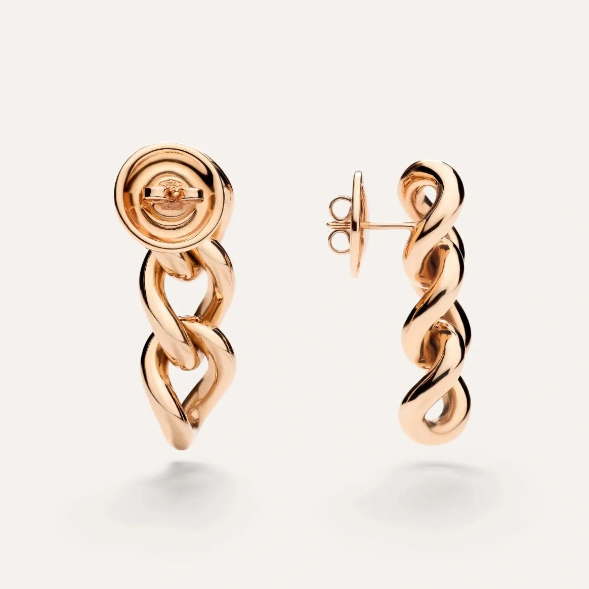 Pomellato Catene Earrings in 18k Rose Gold