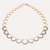 Al Coro Mezzaluna 18k Gold Necklace with White and Brown Diamonds - Orsini Jewellers