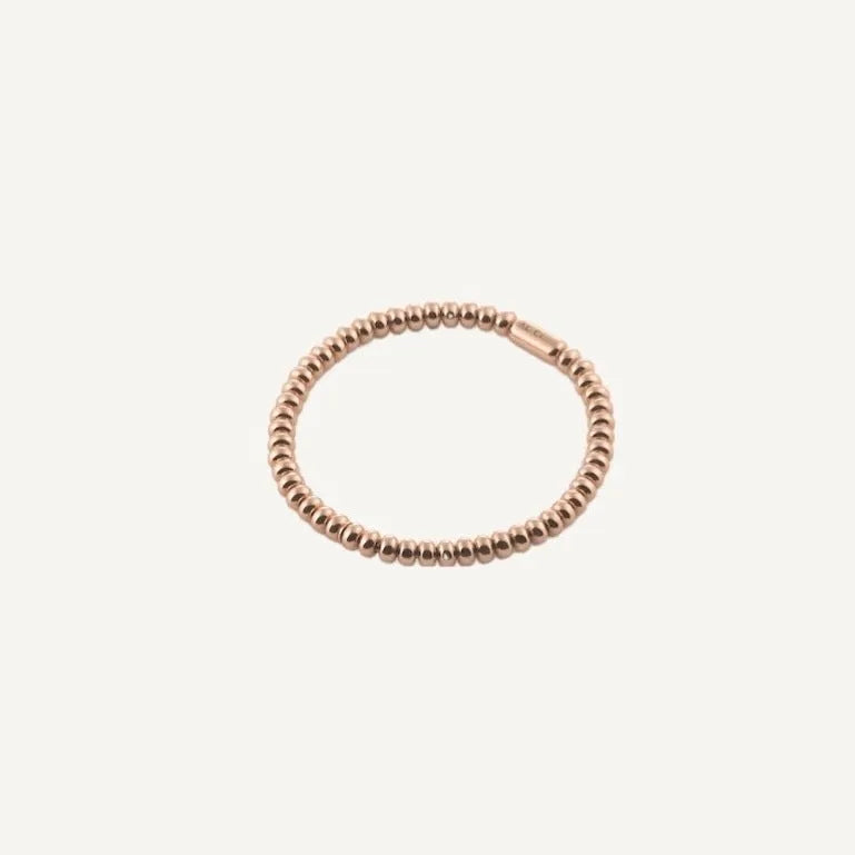 Al Coro Stretchy Bracelet in 18k Rose Gold .05mm - Orsini Jewellers