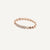 Al Coro Stretchy Bracelet in 18k Rose gold with 104 Diamonds - Orsini Jewellers