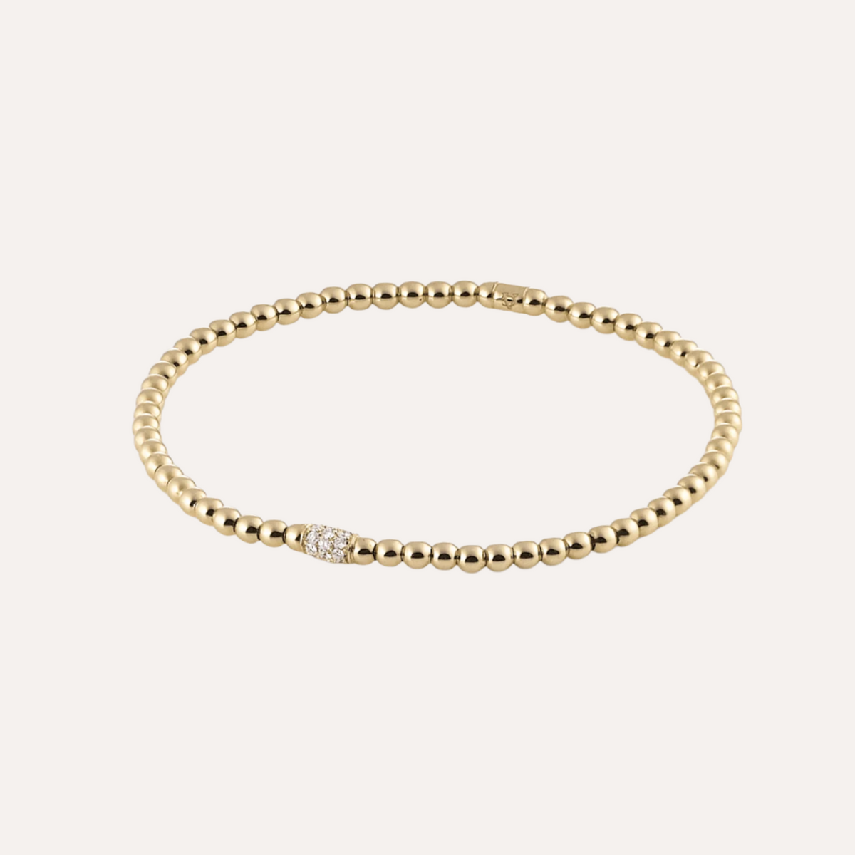 Al Coro Stretchy Bracelet in 18k Rose Gold with Diamonds - Orsini Jewellers