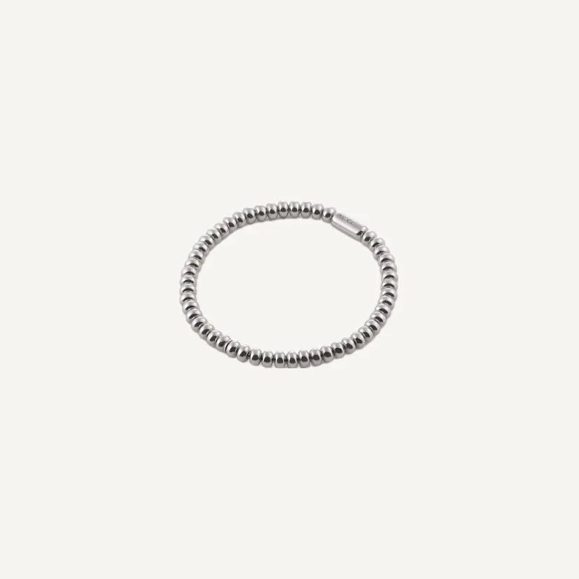 Al Coro Stretchy Bracelet in 18k White Gold .05mm - Orsini Jewellers