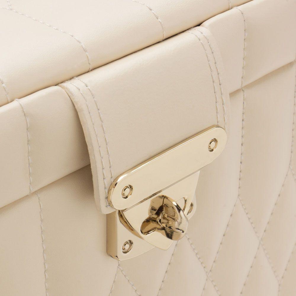 Caroline Ivory Coloured Medium Jewellery Case - Orsini Jewellers