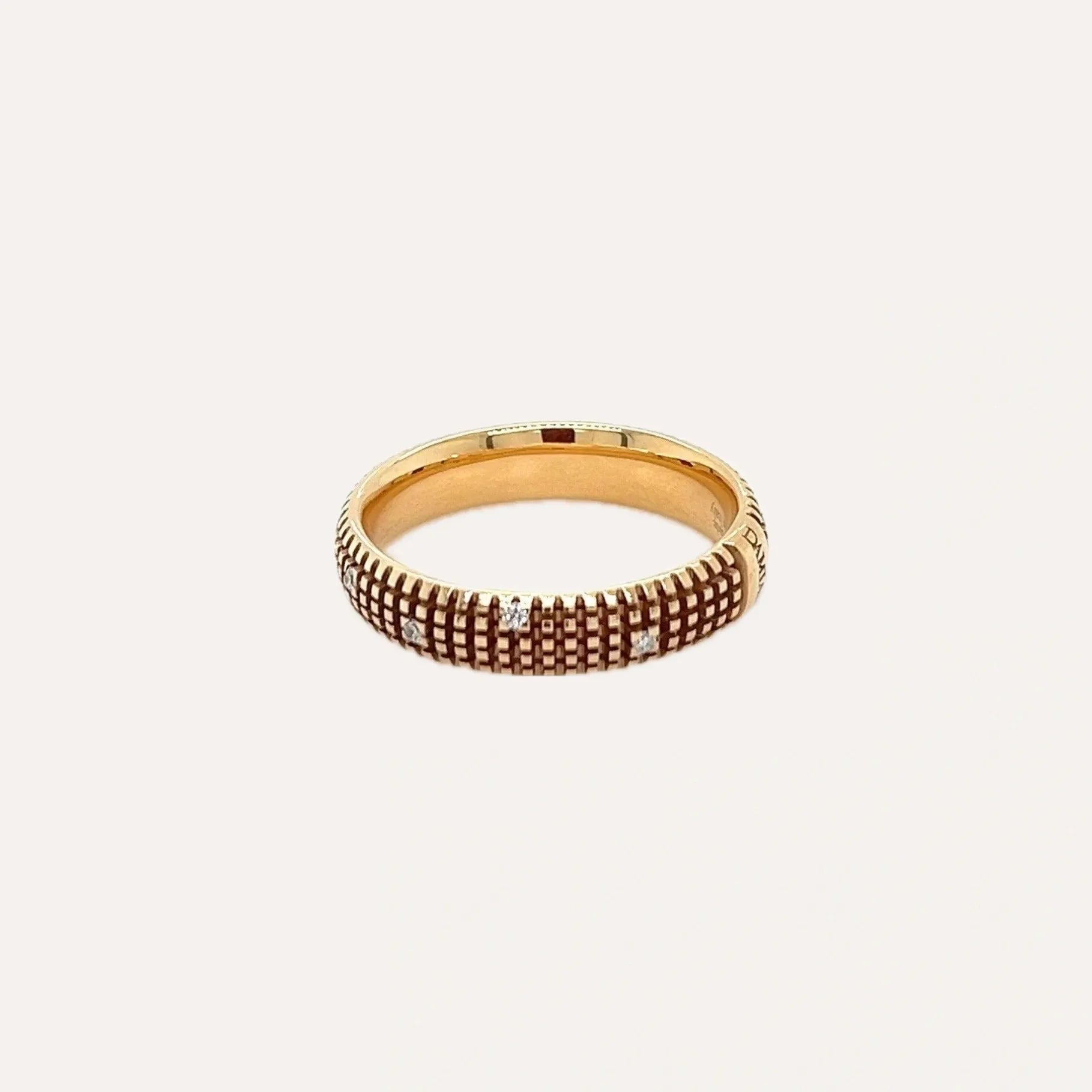 Damiani Metropolitan Diamond Gold Wedding Ring - Orsini Jewellers