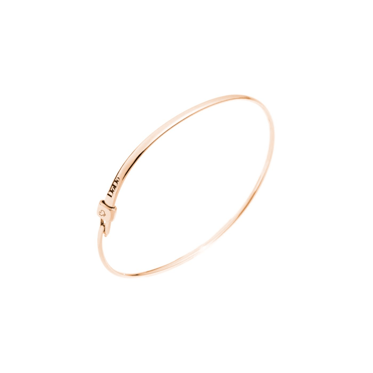 Dodo Bangle ESSENTIALS Rose Gold with Stopper - Orsini Jewellers