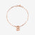 DoDo Bracelet LOCK in 18k Rose Gold Plated Silver - Orsini Jewellers