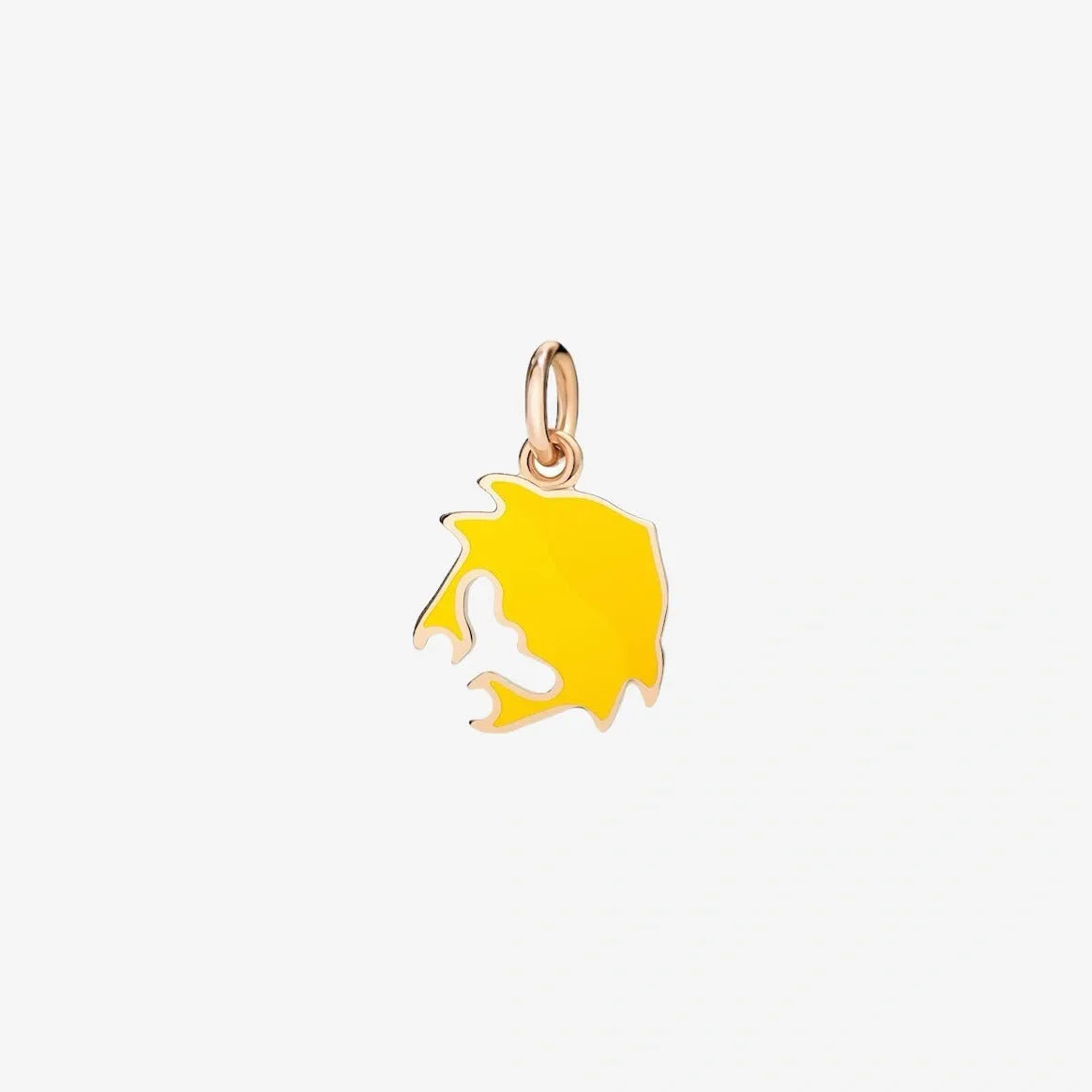 DoDo Charm CRAB Rose Gold Yellow Enamel - Orsini Jewellers