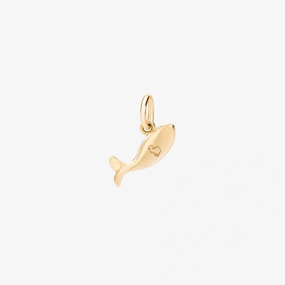 DoDo Charm FISH 18k Yellow Gold with Blue Pearl Enamel - Orsini Jewellers