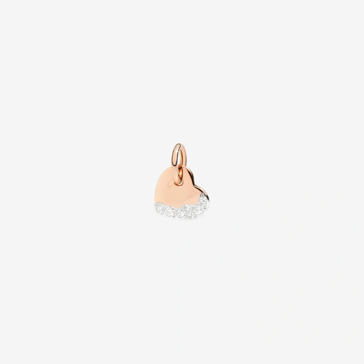 DoDo Charm HEART Rose Gold Diamonds - Orsini Jewellers