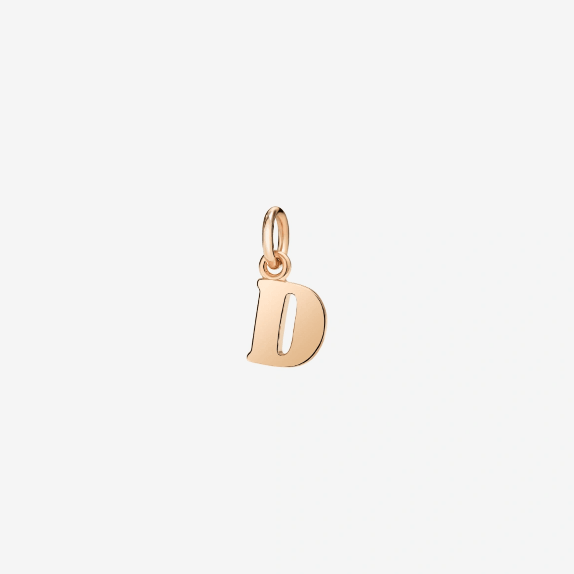 DoDo Charm Letter D Rose Gold - Orsini Jewellers