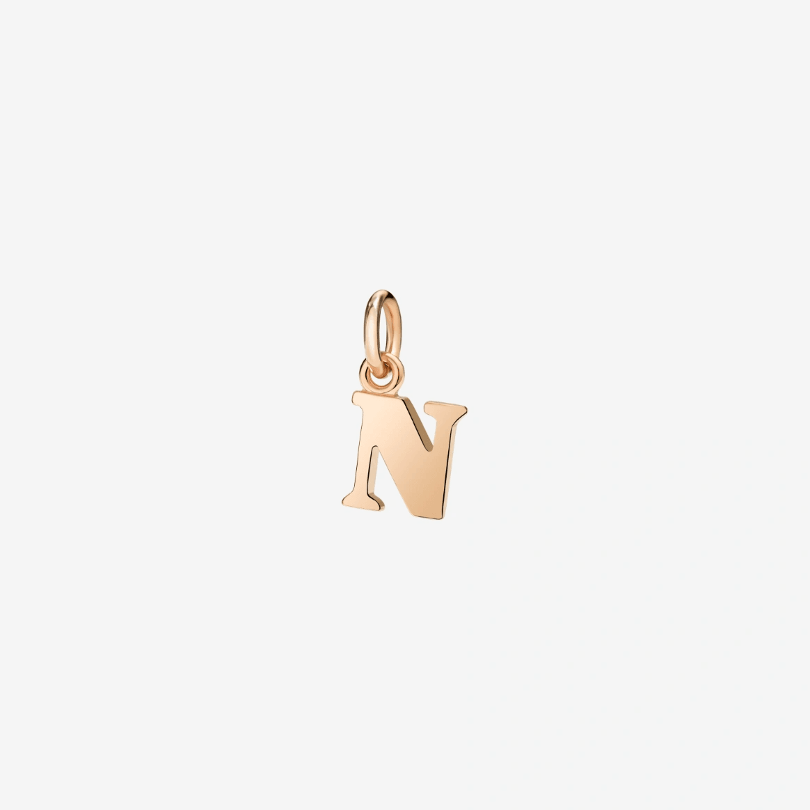 Dodo Charm Letter N Rose Gold - Orsini Jewellers