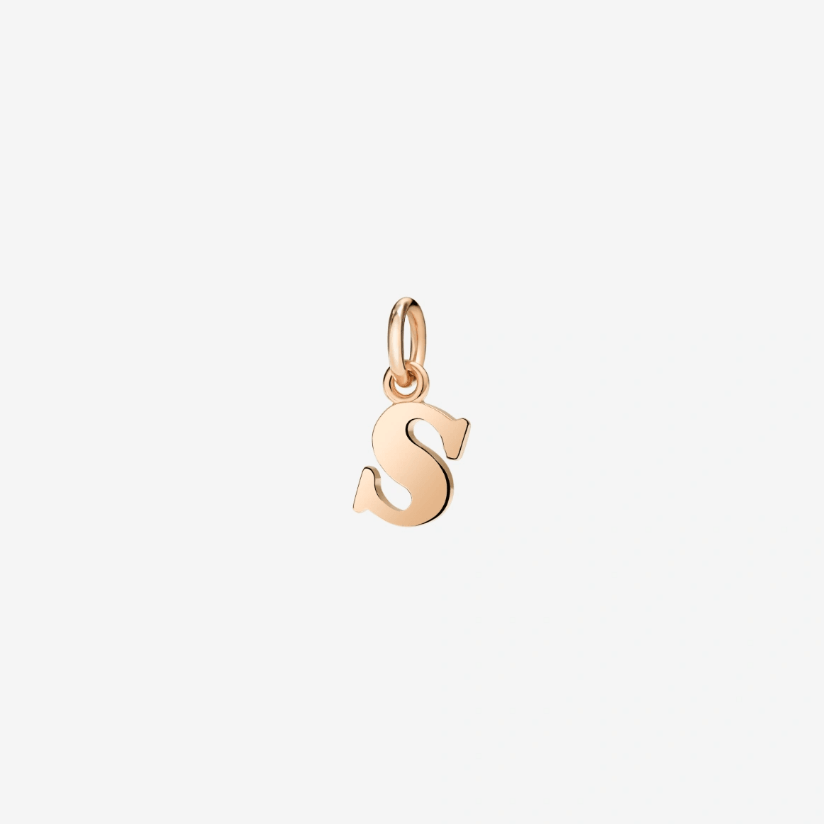 DoDo Charm Letter S Rose Gold - Orsini Jewellers