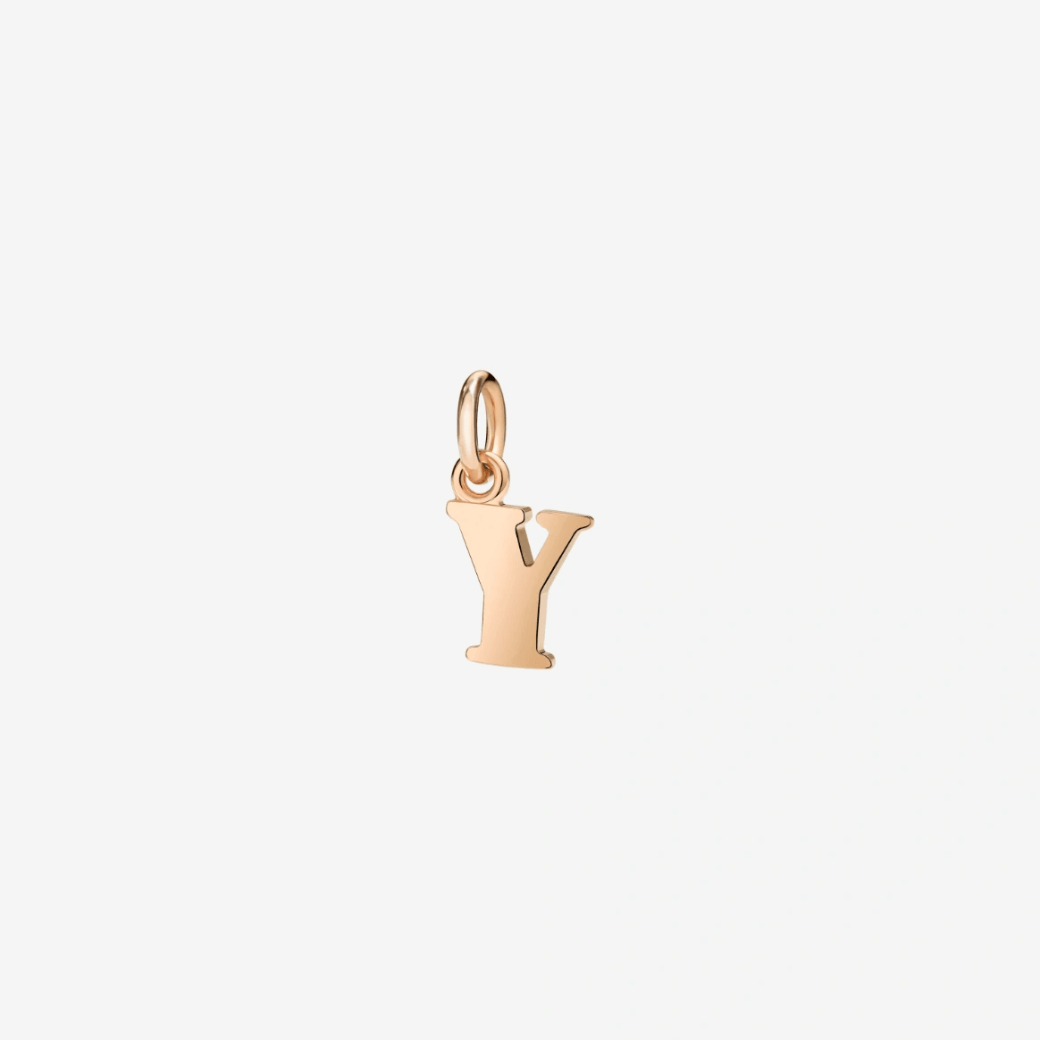 DoDo Charm Letter Y Rose Gold - Orsini Jewellers