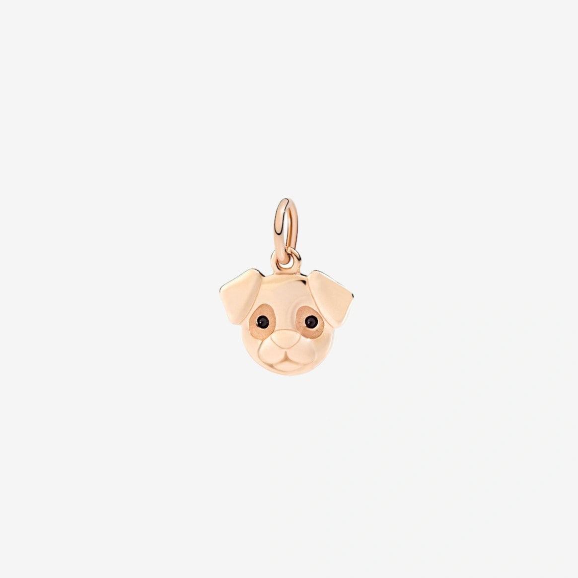 DoDo Charm PUG Rose Gold and Enamel - Orsini Jewellers