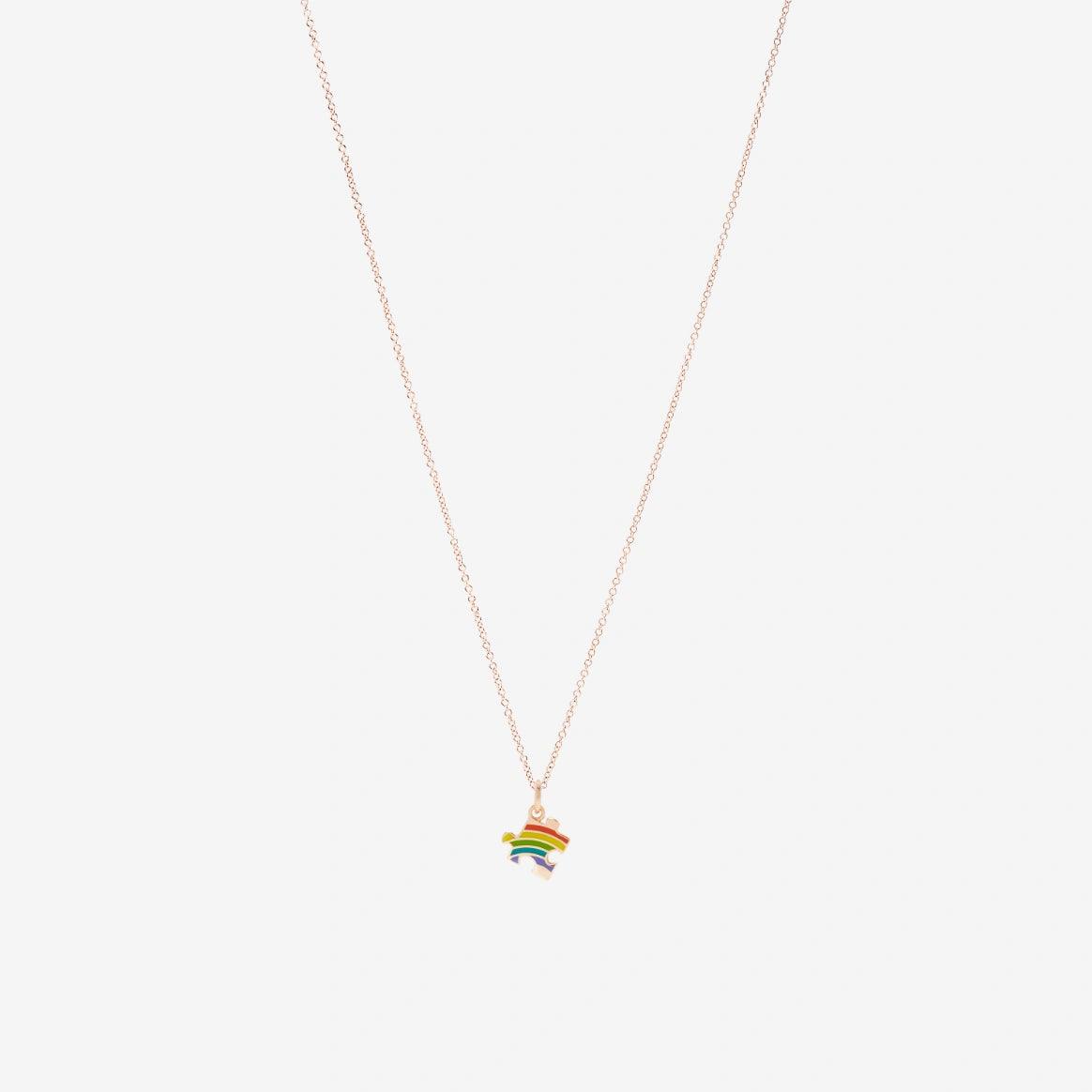 DoDo Charm PUZZLE Rainbow Rose Gold - Orsini Jewellers