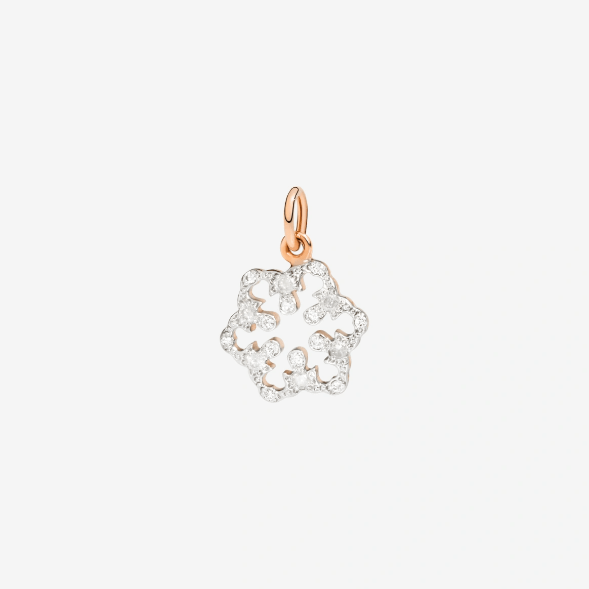 DoDo Charm SNOWFLAKE Diamonds Rose Gold - Orsini Jewellers