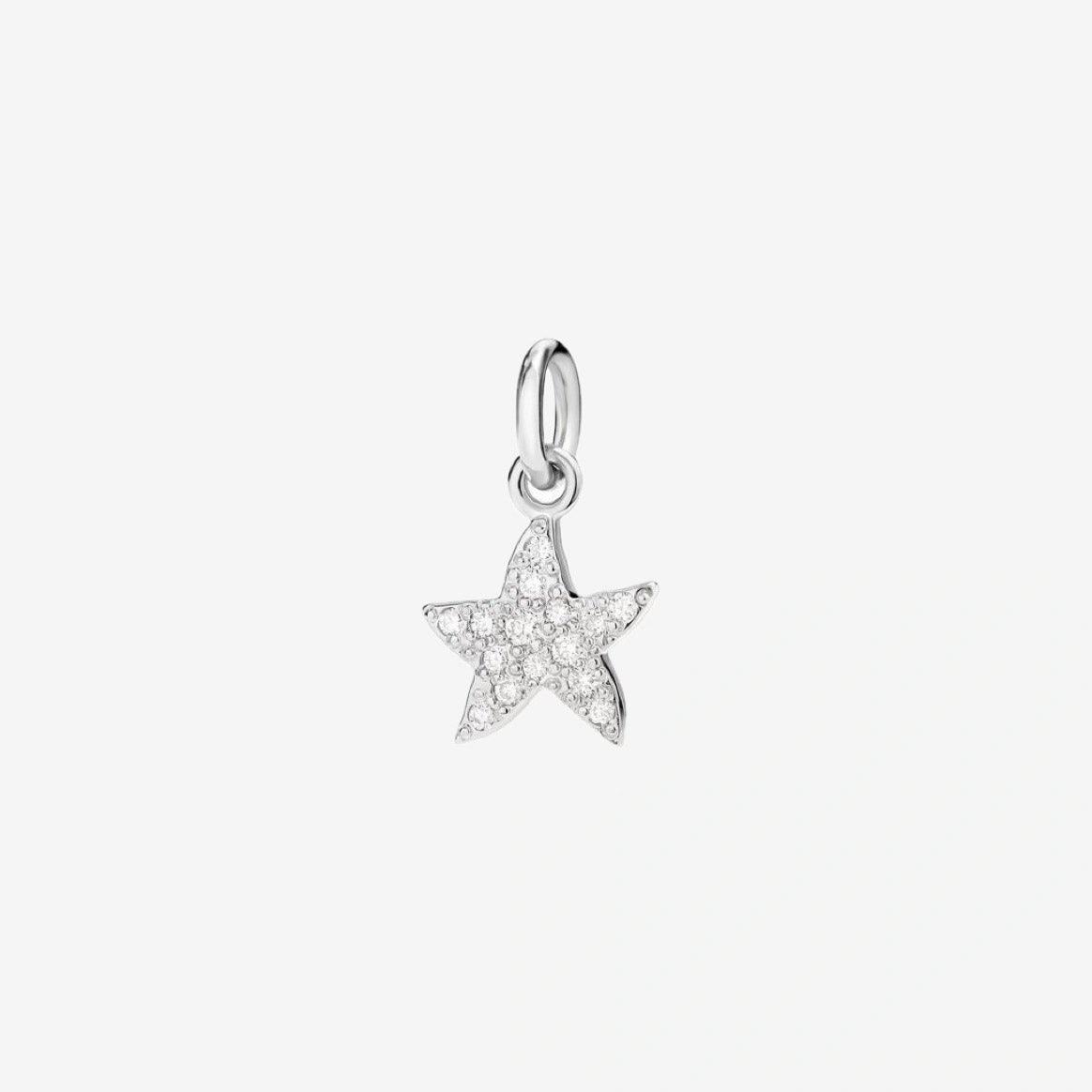 DoDo Charm STAR White Gold White Diamonds - Orsini Jewellers