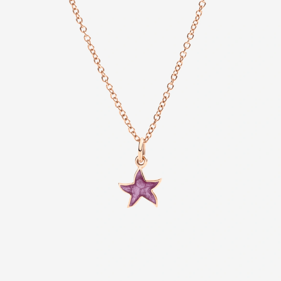 DoDo Charm Starfish in purple Mother of Pearl Enamel - Orsini Jewellers