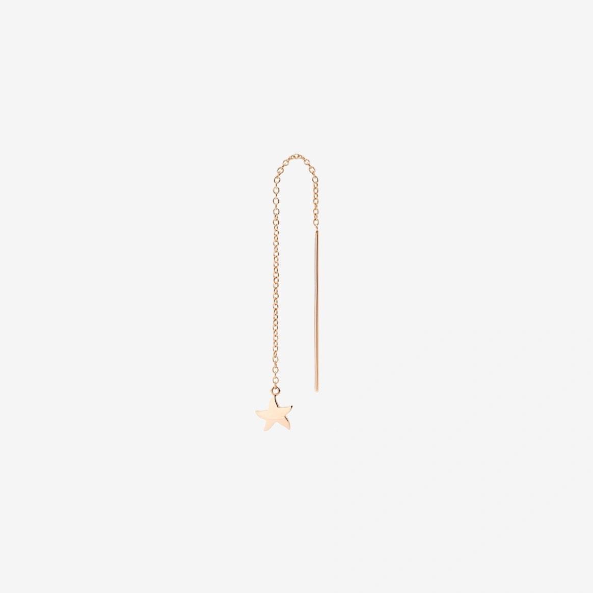 DoDo Earring STAR Needle Rose Gold - Orsini Jewellers