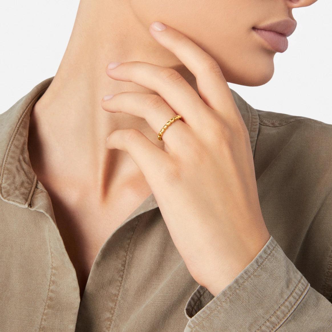 Dodo Granelli ring in 18K yellow gold - Orsini Jewellers