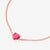 DoDo Heart Bracelet in 9K Rose Gold with Synthetic Ruby - Orsini Jewellers